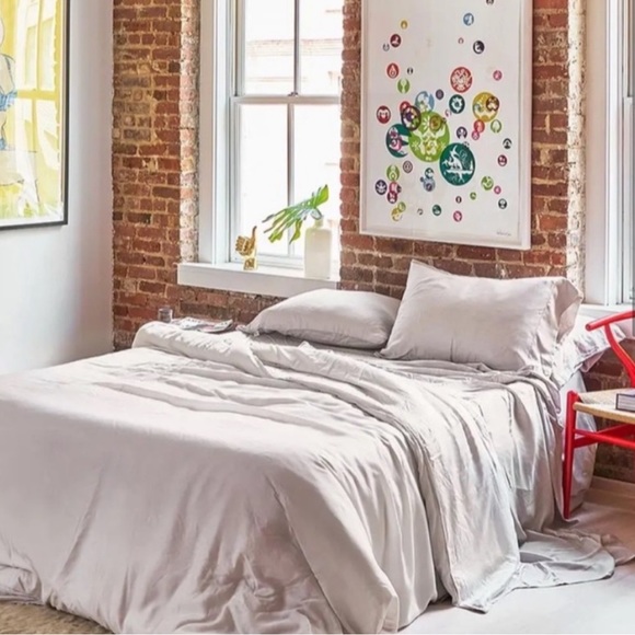 buffy Bedding New Buffy Eucalyptus Sheet Set Light Grey King Poshmark